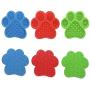 N/P Silicone Pet Dog Lick Pad Feeding Toys, Pet Bathing Distraction Pads,Slow Feeder Lick Mat with Strong Suction Outdoor