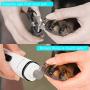 UNIQUE BRIGHT Dog Nail Grinder with 2-Speed Electric Rechargeable Pet Paws Nail Trimmer Painless for Dog & Cats Low Noise with Long Battery Life