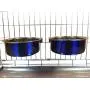 Ellie-Bo Pair of Dog Bowls for Crates/Cages or Pens, Ellie-Bo Pair of Dog Bowls for Crates/Cages or Pens,