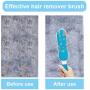 Pet Hair Remover, Pet Fur Remover, Cat Hair Remover, Dog Hair Remover, Lint Brush, Pet Hair Remover Brush with Self-Cleaning Base Efficient Double-Sided Perfect for Clothing, Couch, Carpet, Furniture