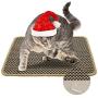 MARUNDA Cat Scratcher Mat, Natural Sisal Cat Scratch Mats, Horizontal Cat Floor Scratching Pad Rug, Protect Carpets and Sofas.