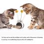 SUDUN Cat Toy Chaser, Creative Tumbler Cat Chasing Toy with Catnip Ball 360 Degree Rotation Ball Cat Training Toy Interactive Cat Swing Toy Suitable for Indoor Cat Educational Toys