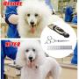 Meric Complete Pet Grooming Kit, Quiet Fur Clipping Set, Contains 4 Comb Attachments, Cleaning Brush and Lubricating Oil, Trims Fur of Dogs, Cats & Other Family Pets
