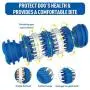 Dog Chew Toys - Dog Toys for Aggressive Chewers Toughest Natural Rubber - Dog Toothbrush Toys Interactive Dog Toys for Puppies and Medium & Large Dogs - Dental Care Teeth Cleaning Toy for Dogs (Blue) Dog Chew Toys - Dog Toys for Aggressive Chewers Toughest Natural Rubber - Dog Toothbrush Toys Interactive Dog Toys for Puppies and Medium & Large Dogs - Dental Care Teeth Cleaning Toy for Dogs (Blue)