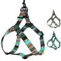 CollarDirect Adjustable Dog Harness Tribal Pattern Step-in Small Medium Large, Comfort Harness for Dogs Puppy Outdoor Walking