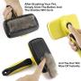 Novelty Wares Dog Brush, Self-Cleaning Slicker Brushes for Cat & Dog Grooming, Best Deshedding Tools For Pets With Long Thick Hair