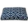 Majestic Pet Athens Navy Large Rectangle Pet Bed