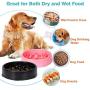 Plastic Dog Bowl Slow Eating Feeder, No Chocking Anti-gulp Slower Bowl, Stop Bloat for Dogs, Reduce Slip Puzzle Bowl for Small Puppy Medium Dogs, Eco-Friendly Non-toxic Maze Bowl for Fast Eater