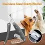 Folding Dog Nail Clippers, Pet Nail Trimmer with Safety Guard to Avoid Over Cutting, Professional 3 in 1 Pet Nail Clippers for Large Medium Small Dogs Cats Pet, with Free Pet Nail File,Grooming Comb Folding Dog Nail Clippers, Pet Nail Trimmer with Safety Guard to Avoid Over Cutting, Professional 3 in 1 Pet Nail Clippers for Large Medium Small Dogs Cats Pet, with Free Pet Nail File,Grooming Comb