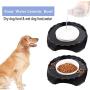 JUSTPET Ceramic Pet Bowl No Spill Dog Cat Food Water Bowl, Anti Skid No Splash No Mess Eating Drinking Bowl, Heavyweight Ceramic Dish Stays Put, Chew-Proof, Microwave and Dishwasher Safe