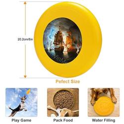 Pet Frisbee Flying Disc Dog Toy - Multifunction Bonhomme Richard Engaging The Serapis in Battle Paul Walsh