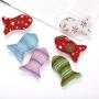 ocijf179 Pet Toy 3Pcs Christmas Series Funny Interactive Simulated Fish Cat Toys Pet Supplies - Random Color 3pcs