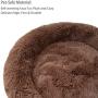 CHOSHOME Fluffy Soft Dog Bed Cat Bed, Faux Fur Puppy Pet Bed, Donut Cuddler Fur Round Dog Bed, Self Warming Indoor Fluffy Luxurious Plush Cushion Pillow Sofa for Small Medium Large Dogs and Cats