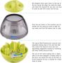 Dog & Cat Toy Pet Food Container Dog Slow Feeder Bowl Cat Puzzle Dispenser, Small Interactive Collapsible Stimulating Play Toy, Adjustable Treats Eat Canister, Funny Maze Gym Ball