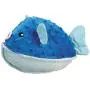 Grriggles Aqua Dudes Ball Shaped Squeak Dog Chew Toy Grriggles Aqua Dudes Ball Shaped Squeak Dog Chew Toy