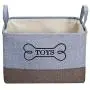 Morezi Durable Canvas Dog Toy bin Storage with Handle, Puppy Toy Basket, Doggie Toy bin - Idea for Carry Small Dog Puppy Toys, Blankets, Diaper, leashes and Dog Stuff Morezi Durable Canvas Dog Toy bin Storage with Handle, Puppy Toy Basket, Doggie Toy bin - Idea for Carry Small Dog Puppy Toys, Blankets, Diaper, leashes and Dog Stuff