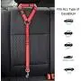 BWOGUE 2 Packs Dog Cat Safety Seat Belt Strap Car Headrest Restraint Adjustable Nylon Fabric Dog Restraints Vehicle Seatbelts Harness BWOGUE 2 Packs Dog Cat Safety Seat Belt Strap Car Headrest Restraint Adjustable Nylon Fabric Dog Restraints Vehicle Seatbelts Harness