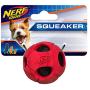 Nerf Dog Bash Rubber Wrapped Tennis Ball Dog Toy, Lightweight, Durable and Water Resistant, 2 Inches, for Small/Medium Breeds, Single Unit, Red