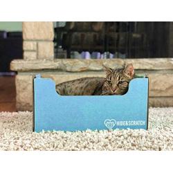 Hide & Scratch: Large Durable Cardboard Cat Scratch Pad and Lounger Toy Replaceable Scratch Pad Insert, Multiple Colors, Wide Design