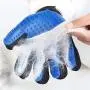 3 Pcs Pet Grooming Glove+Pets Dog&Cat Nail Clippers and Trimmers-Gentle Efficient Deshedding Brush Glove Hair Remover Mitt-Stainless Steel Pet Safety Guard&Lock-Best Pet Nail Trimmers for Animal