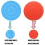 HIFEOS Lick Mat for Dogs - 2 Pieces Silicone Lick Pad with Super Suction, for Pet Bathing, Grooming, and Dog Training, Bonus a Pet Pill Medicine Feeder