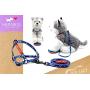 COOL LACE Dog Harness Durable Dog Leash Adjustable Dog Collar Dog Leash Harness for Small Medium Dogs