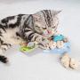 Cat Toy Products Mice Animal Plush Cat Toys Rat Squeak Noise Sound Simulation Mouse Biting Scratching Playing Supplies Decompression Toys 3PCS A Pack