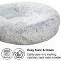 Zerohub Calming Dog Bed, Ultra Soft Faux Fur Donut Cuddler Dog Bed with Anti-Slip & Waterproof Base, Machine Washable Round Pet Bed for Small Medium Dogs and Cats (Multiple Sizes)