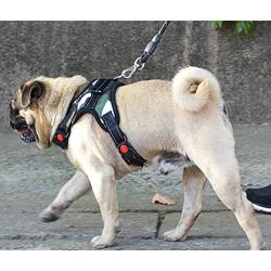 Chanbin Dog Vest Harness No- Pull - Pet Harness Outdoor Reflective Oxford Material Soft Vest for Medium Large Dogs