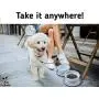 DogBuddy Travel Bowls, Large Collapsible Silicone Dog Bowl with Case, Foldable Expandable Dog Food Water Bowl, Portable Pet Feeding Accessories for Outdoors Travel Camping Hiking, Mist DogBuddy Travel Bowls, Large Collapsible Silicone Dog Bowl with Case, Foldable Expandable Dog Food Water Bowl, Portable Pet Feeding Accessories for Outdoors Travel Camping Hiking, Mist