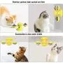 HH HHAO SPORT Windmill Cat Toy Turntable Cat Spinning Toy Teasing Interactive Cats Suction Cup Toy Indoor Cat Spinner Aggressive Kitty Toy Massage/Tickling Ball with Glowing Ball and Catnip HH HHAO SPORT Windmill Cat Toy Turntable Cat Spinning Toy Teasing Interactive Cats Suction Cup Toy Indoor Cat Spinner Aggressive Kitty Toy Massage/Tickling Ball with Glowing Ball and Catnip