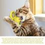 MBTRY Cats Ball Windmill Catnip Toy Interactive Chew Toys for Indoor Cat Turntable Teasing Interactive Toy, Funny Kitten Windmill Ball, Massage Scratching Tickle