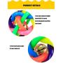 Funishi Colorful Woven Ball Intellectual Pet Toy Chew Balls with Bells Pets Accessories