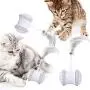 N/W Electric Cat Toy Interactive Electronic Cat Toy USB Charging 360 Degree Self Rotating Ball Automatic Feather Cat Toy for Cat Kitten