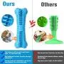 CHZHENG Dog Toothbrush Toy, Silicone Pet Molar Tooth Cleaner Brushing Stick Puppy Dental Care Dog Toy Accessories for Large Medium Small Dogs - Fun to Chase and Fetch,Blue CHZHENG Dog Toothbrush Toy, Silicone Pet Molar Tooth Cleaner Brushing Stick Puppy Dental Care Dog Toy Accessories for Large Medium Small Dogs - Fun to Chase and Fetch,Blue