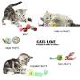 HAITRAL 20 Pcs Cat Toys Kitten Toys Assortments - Cat Toys for Indoor Cats, Kitten Toys Bulk with Cats Teaser Wand & Toy Mice & Balls Pet Toys for Cats, Ferret, Kitty, Kitten