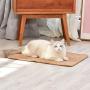 FUKUMARU Cat Scratcher Mat, 23.6 X 15.7 Inch Natural Sisal Cat Scratch Mats, Horizontal Cat Floor Scratching Pad Rug, Protect Carpets and Sofas