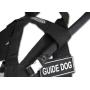 Dean and Tyler Guide Light Nickel Hardware Nylon Dog Harness, Black/Reflective, Medium - Fits Girth: 29-Inch to 39-Inch, Chest Size: 22-Inch Max
