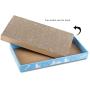 CANAGER Cat Scratchers Cardboard, Anti Scratching Mat for Cats, Large Cat Scratcher Furniture Protector Double Side Kitty Scratching Pad with Catnip