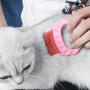 juman Pet Comb for Dog and Cat, Dog Tear Stain Remover Combs, Pet Dog Cat Grooming Comb Set Effective Float Hair Remover