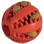 Dog Chewing Ball, Great for Dental Care, Cleaning, Teething, and Aggressive Chewers, Fit with Treats, Helps Reduce Stress, Anxiety and Boredom