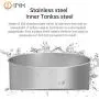 1·INK Dog Bowl Cat Food Detachable Stainless Steel Bowls Pet Feeder No-Spill Fresh Smart Pet Bowls for Cat Dogs Weighing Pet Food Scales Removable Bowl Slow Smart Feeding Digital Weight Puppy Large 1·INK Dog Bowl Cat Food Detachable Stainless Steel Bowls Pet Feeder No-Spill Fresh Smart Pet Bowls for Cat Dogs Weighing Pet Food Scales Removable Bowl Slow Smart Feeding Digital Weight Puppy Large