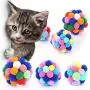 WangNana 1PC/3Pcs Fun Cat Toy Stuff Catnip Handmade Bell Bouncing Ball Pet Supplies Pet Toy Cat and Dog Built-in Scratching Device 7cm1PCS WangNana 1PC/3Pcs Fun Cat Toy Stuff Catnip Handmade Bell Bouncing Ball Pet Supplies Pet Toy Cat and Dog Built-in Scratching Device 7cm1PCS