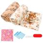 Guinea Pig Bed Blanket,Small Animals Rabbit Soft Warm Cage Cushion Pet Sleep Mat Pad Bed Cover Fluffy Blanket with Cute Paw Print for Guinea Pig Hamster Chinchillas Hedgehogs Ferrets Bunny Cats