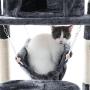 FEANDREA Cat Tree Multi-Level Cat Play House Sisal Scratching Pad and Posts PCT25G