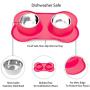 PETMAKER Stainless Steel Pet Bowls Set for Dogs and Cats