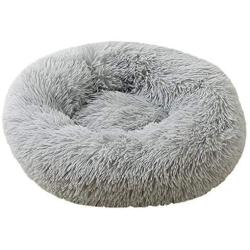 MUUBOOX Dog Bed, Cat Bed, Calming Donut Cuddler,Puppy Dog Beds Large Dogs, Indoor Dog Calming Beds, Warm Dog Sofa, Washable