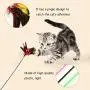 Tfwadmx Cat Round Scratch Pad, Cat Scratch Board Lounge Bed Ball Track Turbo Toy Interactive Scratcher with Cat Teaser Toy