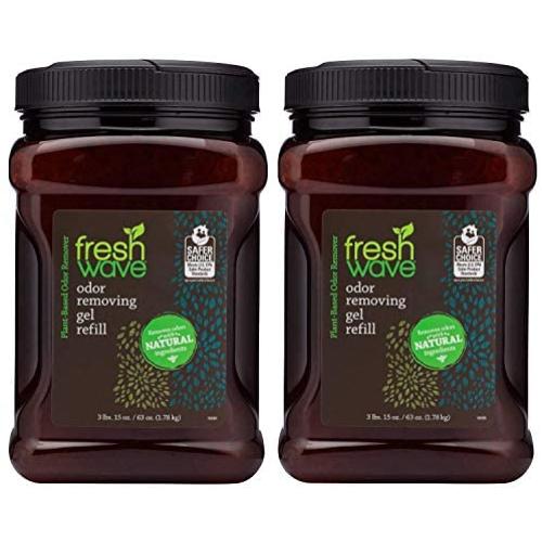 Fresh Wave Odor Removing Gel Refill, 3 lbs. 15 oz. (63 oz.) (Pack of 2)
