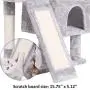 BEWISHOME Large Cat Tree Condo Bundle with Cat Tower with Scratching Board Perches Houses Cat Furniture Kitty Activity Center Kitten Play House MMJ05G10G BEWISHOME Large Cat Tree Condo Bundle with Cat Tower with Scratching Board Perches Houses Cat Furniture Kitty Activity Center Kitten Play House MMJ05G10G